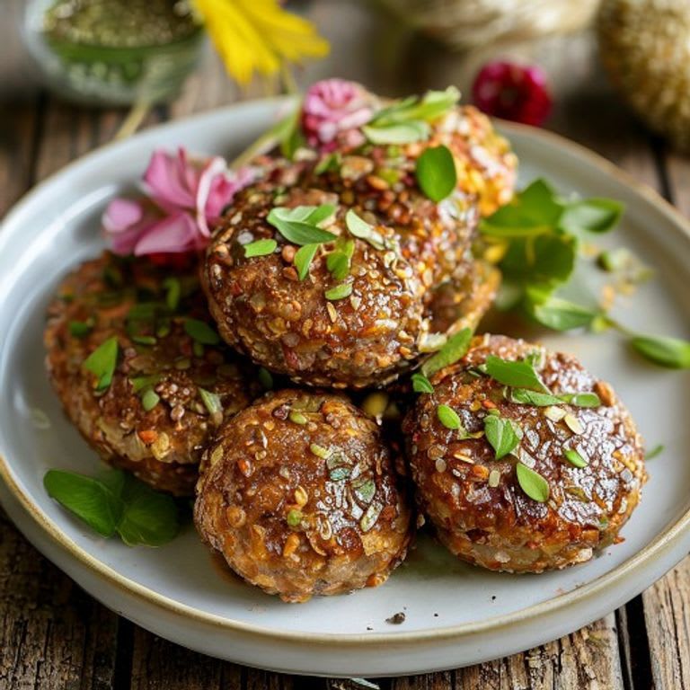Tortitas de lenteja y avena horneadas al natural