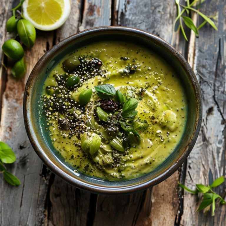Hummus de Haba Verde con Limón y Aceite de Olivo