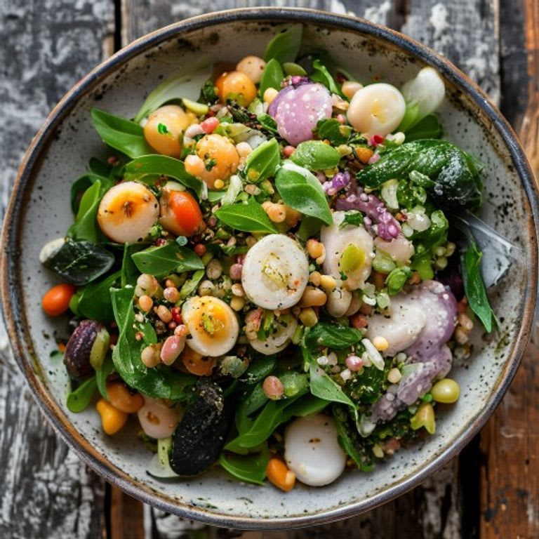 Ensalada de Garbanzo Estilo 'Atún Vegetal' con Algas