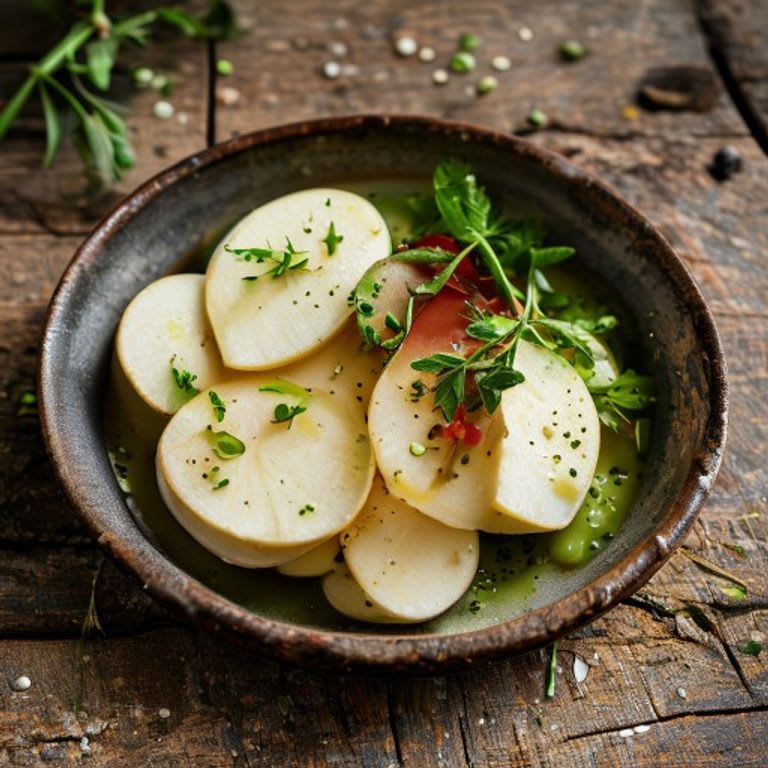 Yuca al vapor con mojo de ajo ligero