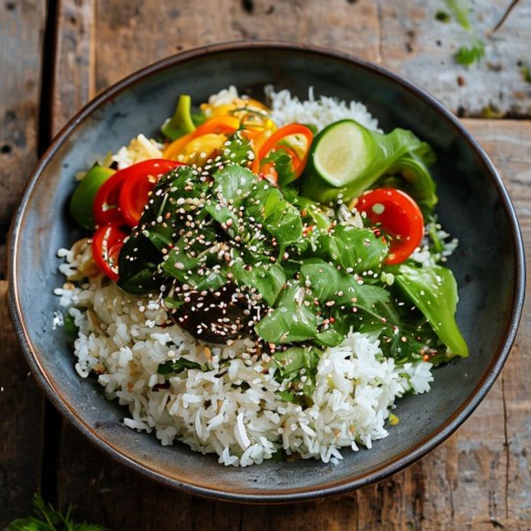 Ensalada de Col Estilo Slaw con Vinagre de Arroz
