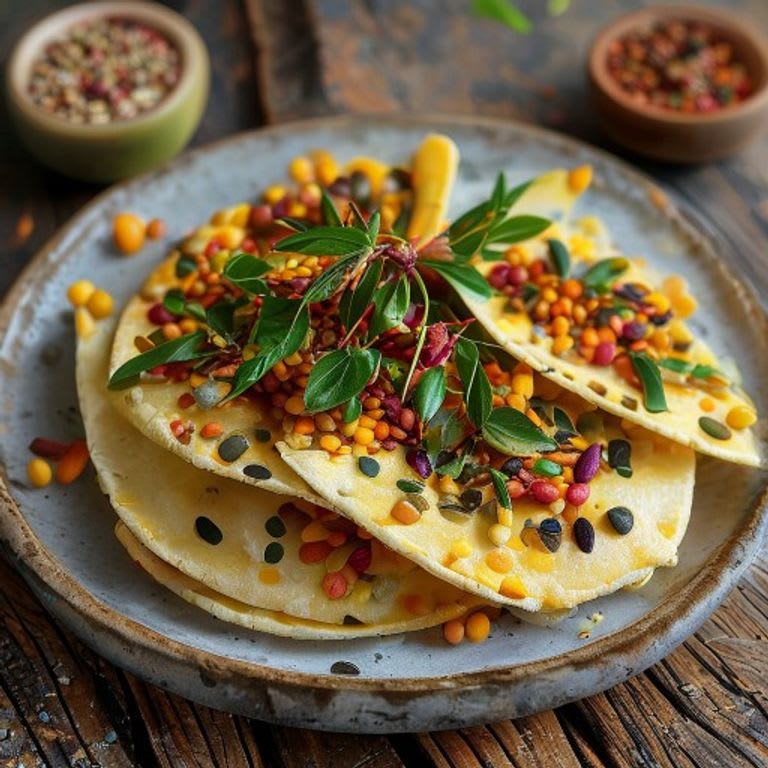 Tortillas de maíz nixtamalizado con chía