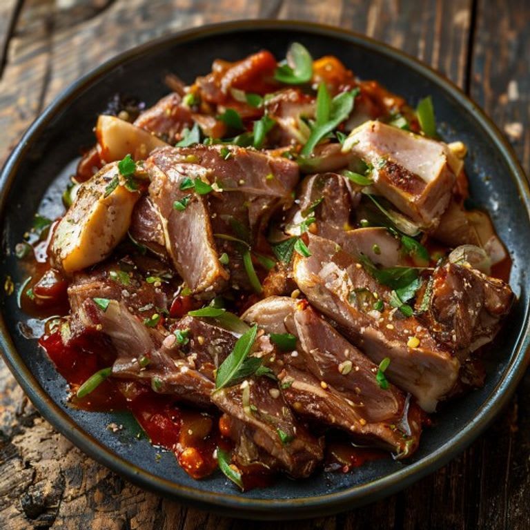 Cerdo Magro en Adobo de Chiles y Achiote