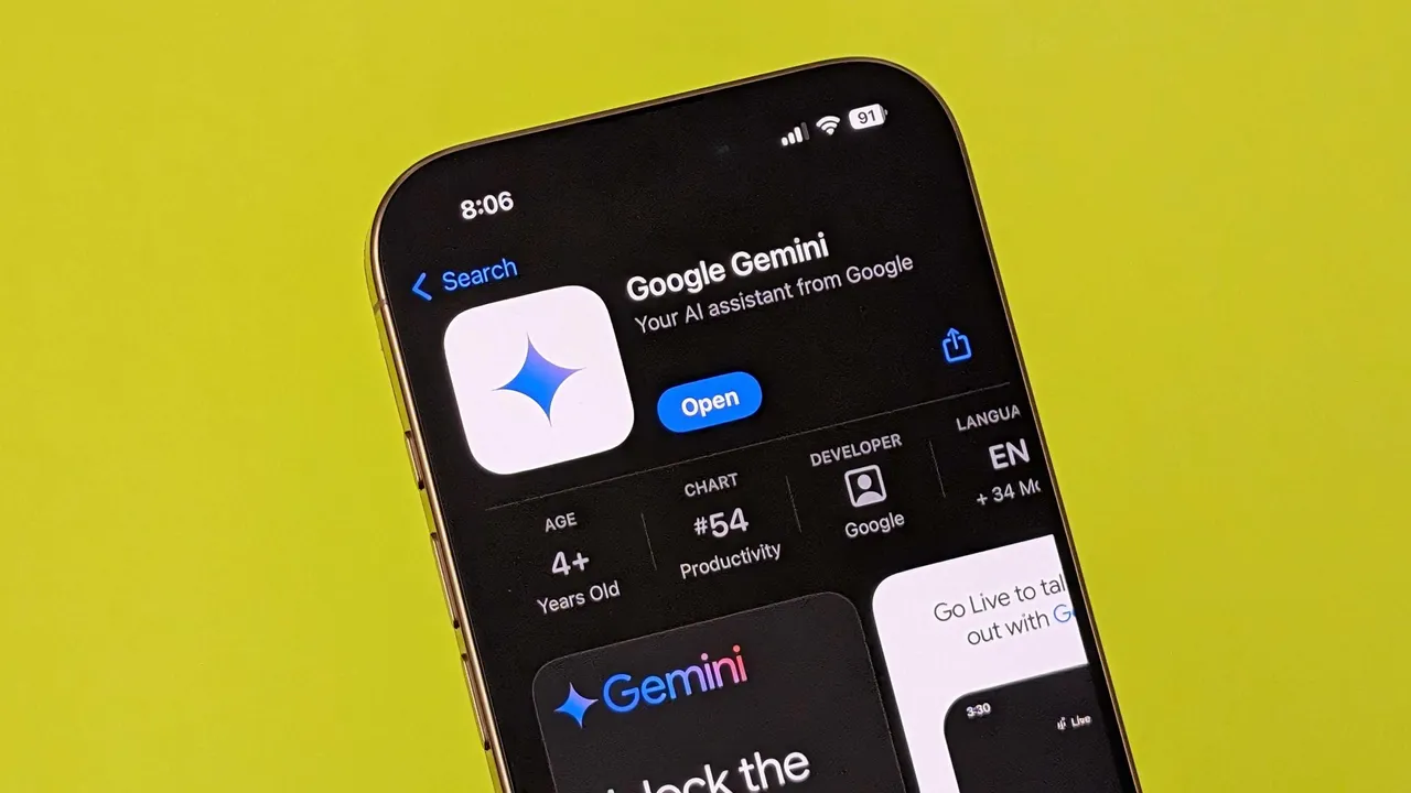 Sử dụng Gemini trên điện thoại