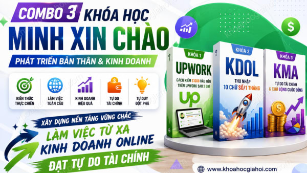 Combo 3 Khóa Học Minh Xin Chào