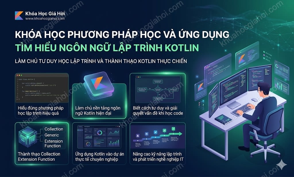 Khóa Học Phương Pháp Học Và Ứng Dụng Tìm Hiểu Ngôn Ngữ Lập Trình Kotlin