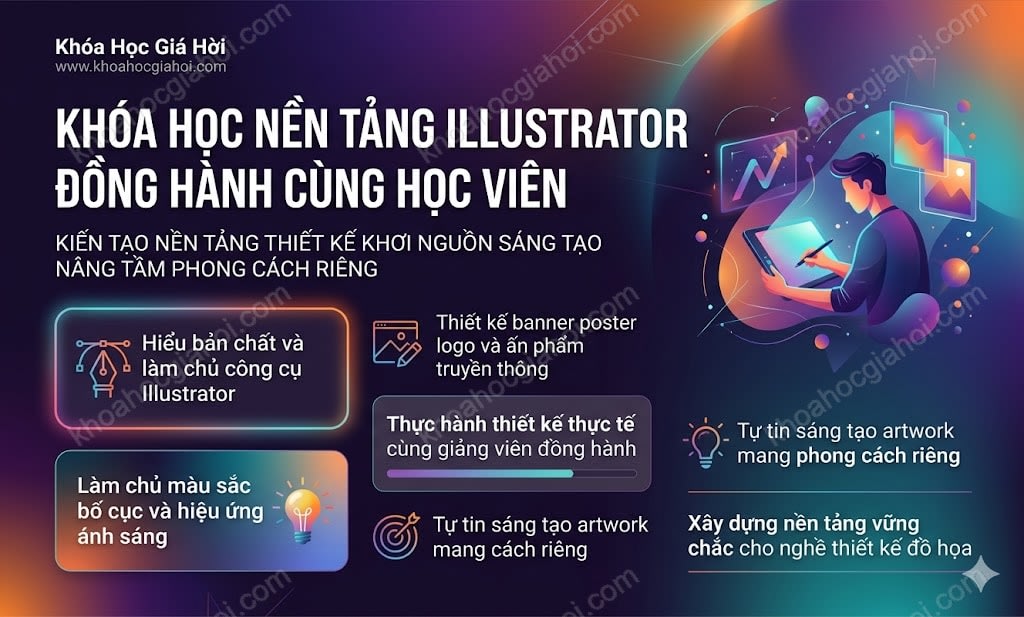 Khóa Học Nền Tảng Illustrator - Đồng Hành Cùng Học Viên