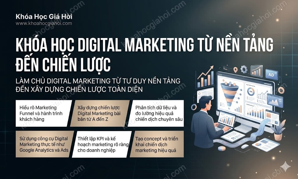 Khóa Học Digital Marketing: Từ Nền Tảng Đến Chiến Lược