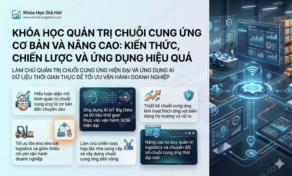 Khóa Học Quản Trị Chuỗi Cung Ứng Cơ Bản Và Nâng Cao: Kiến Thức, Chiến Lược Và Ứng Dụng Hiệu Quả