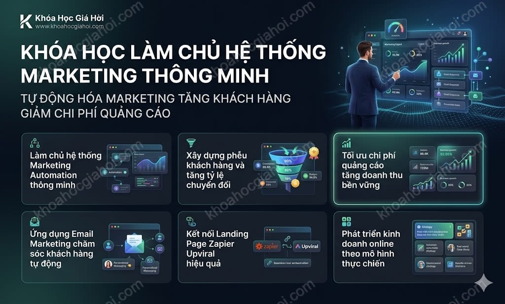 Khóa Học Làm Chủ Hệ Thống Marketing Thông Minh