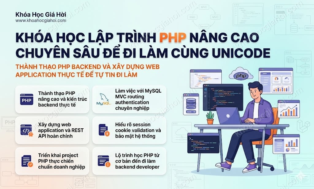 Khóa Học Lập Trình Php Nâng Cao - Chuyên Sâu Để Đi Làm Cùng Unicode