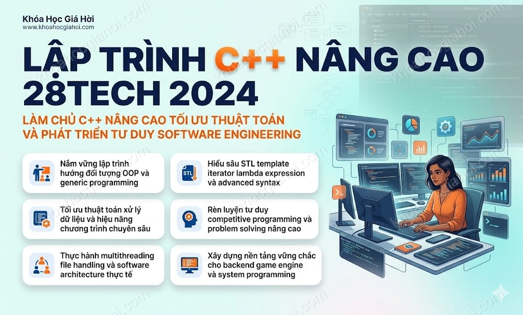Lập Trình C++ Nâng Cao 28Tech (2024)