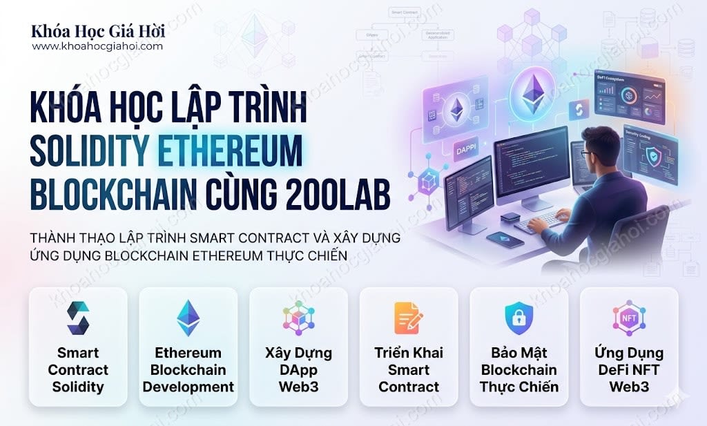 Khóa Học Lập Trình Solidity Ethereum Blockchain Cùng 200Lab
