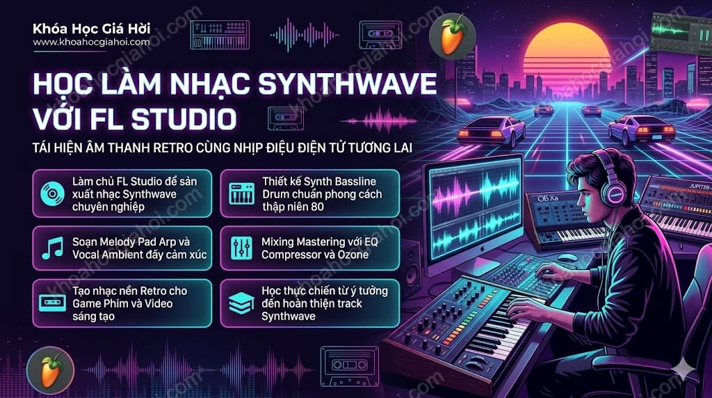 Học Làm Nhạc Synthwave Với FL Studio