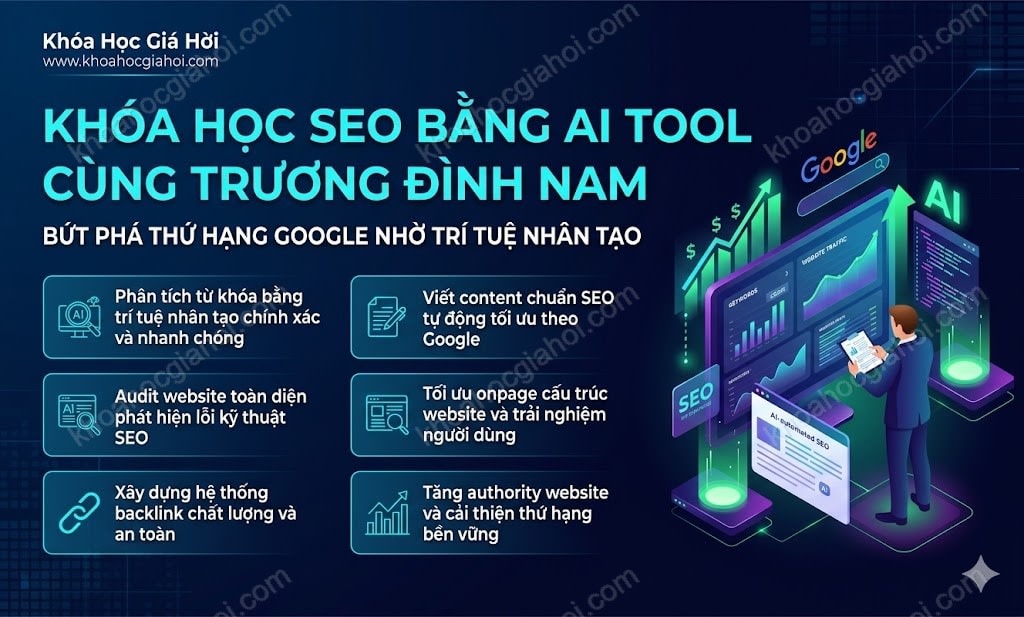 Khóa Học Seo Bằng AI Tool Cùng Trương Đình Nam