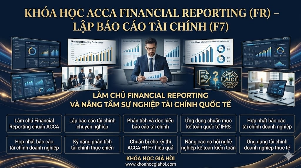 Khóa Học Acca Financial Reporting (FR) – Lập Báo Cáo Tài Chính (f7)