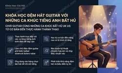 Khóa Học Đệm Hát Guitar Với Những Ca Khúc Tiếng Anh Bất Hủ