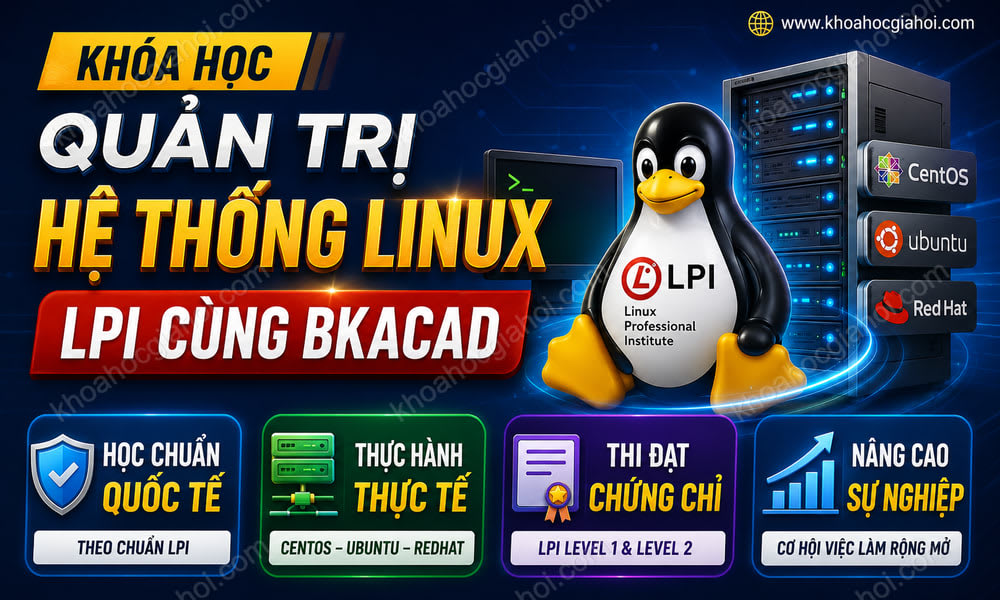 Khóa Học Quản Trị Hệ Thống Linux Lpi Cùng Bkacad