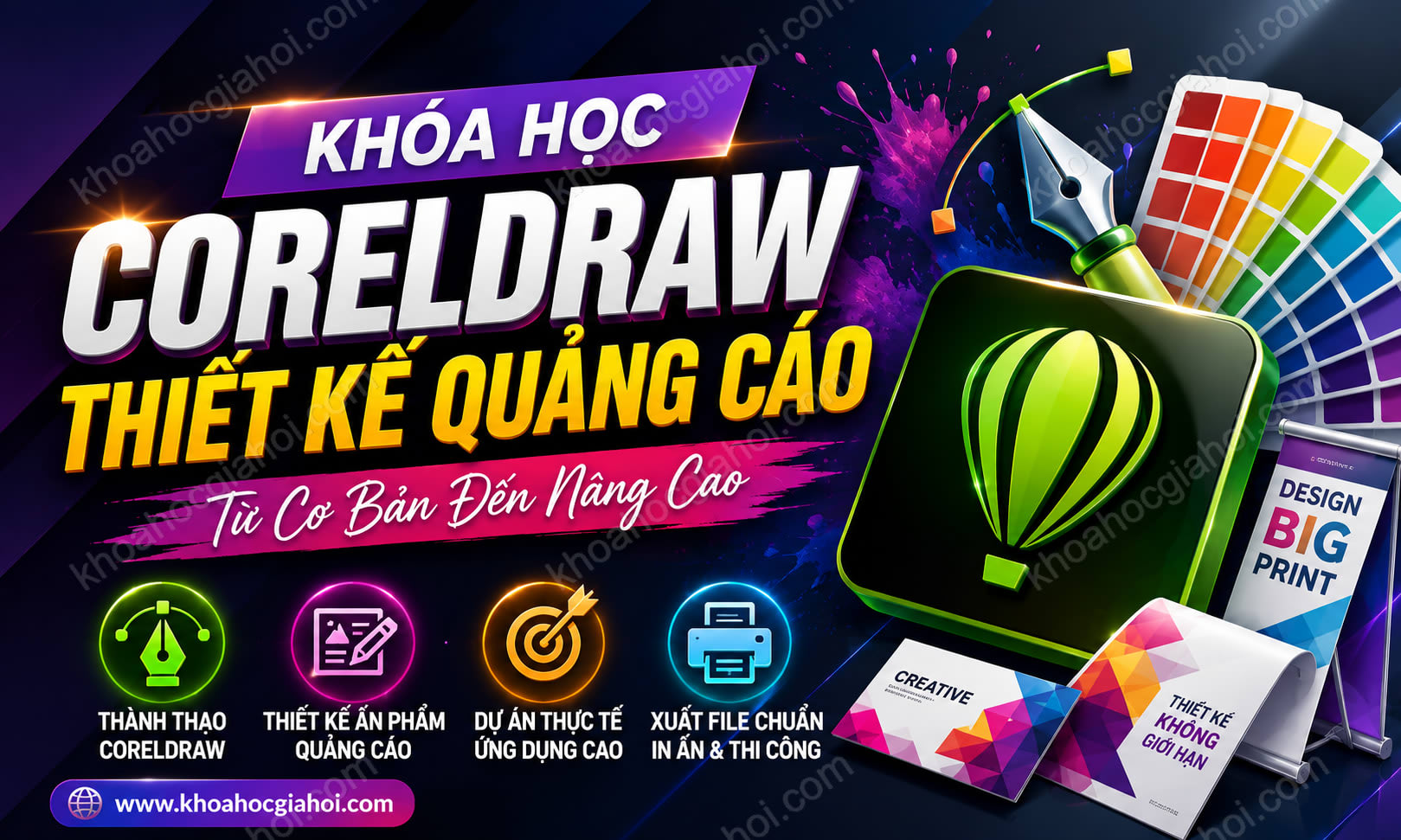 Khóa Học Coreldraw Thiết Kế Quảng Cáo