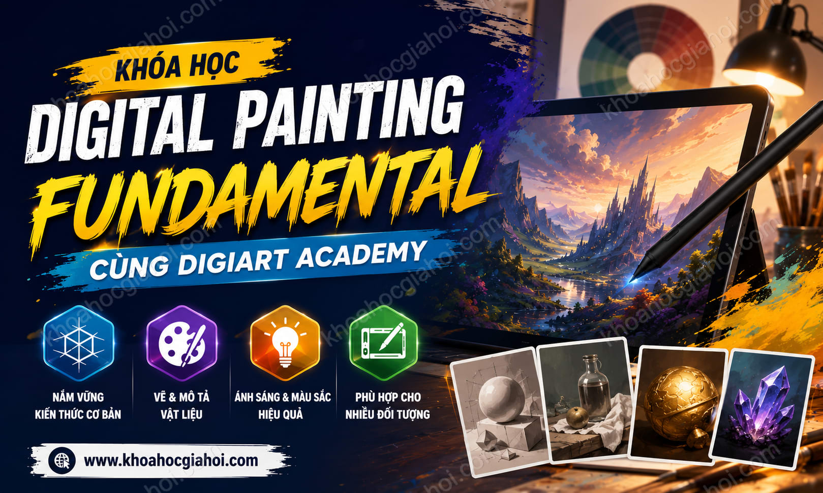 Khóa Học Digital Painting Fundamental Cùng Digiart Academy