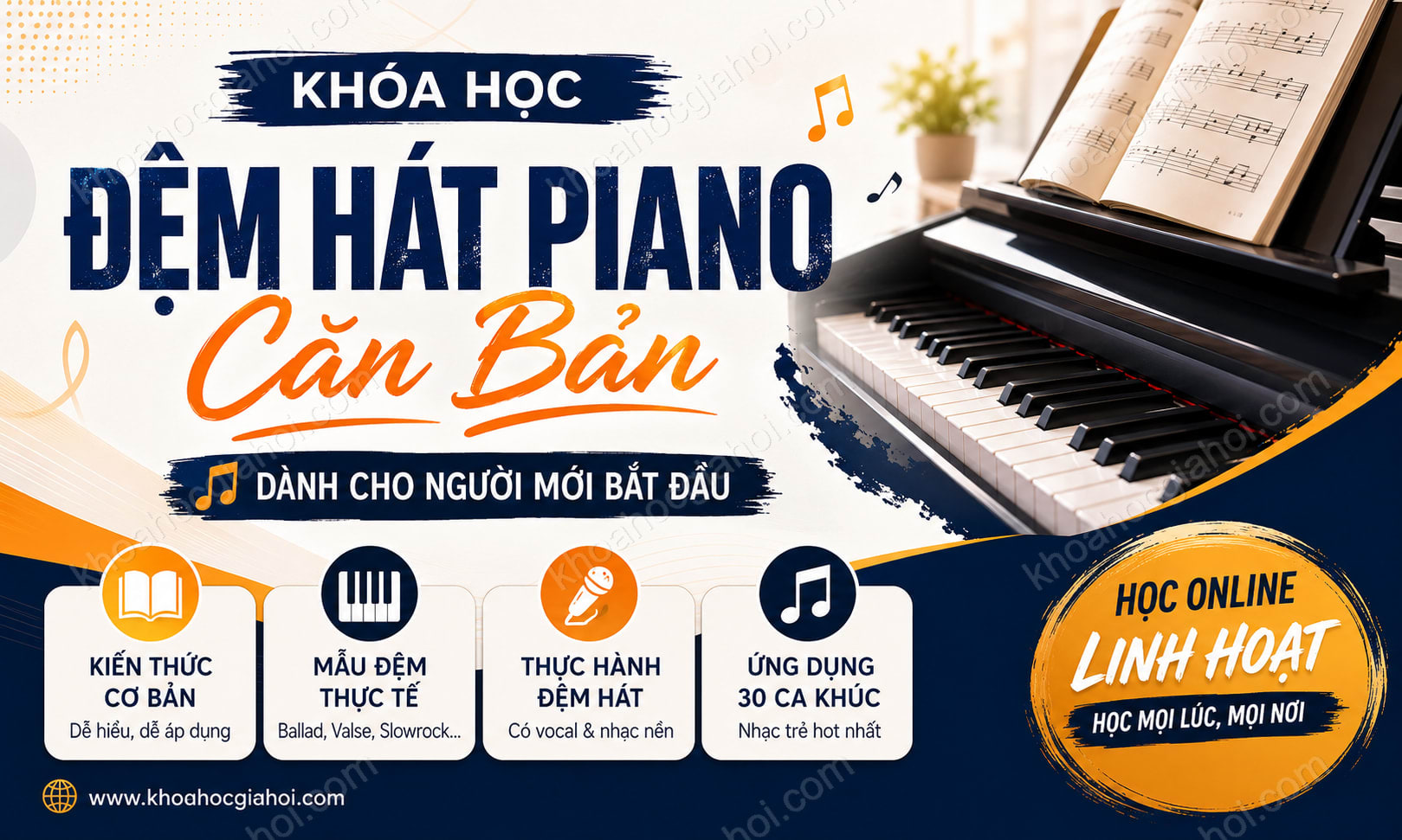 Khóa Học Đệm Hát Guitar Căn Bản