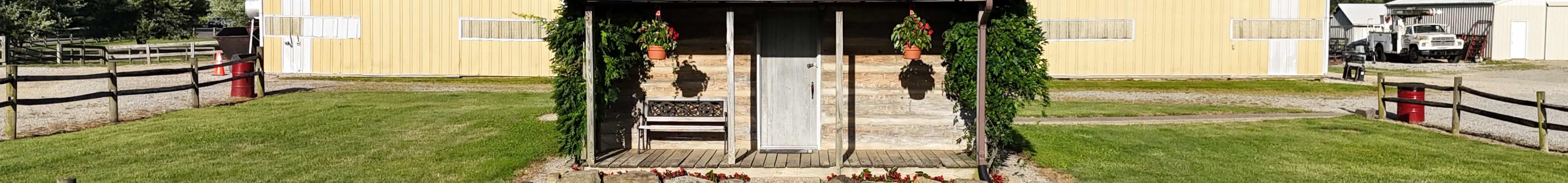 Aerial view of commercial development site