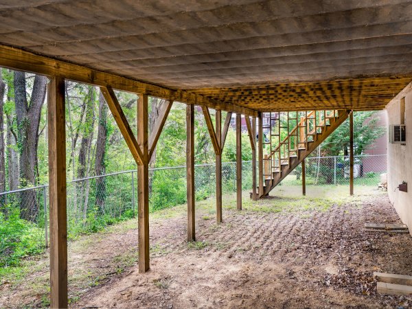 Front elevation aerial view