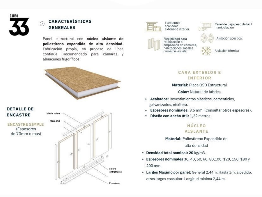 Módulo MTL CORE con paneles SIP en obra en Mendoza