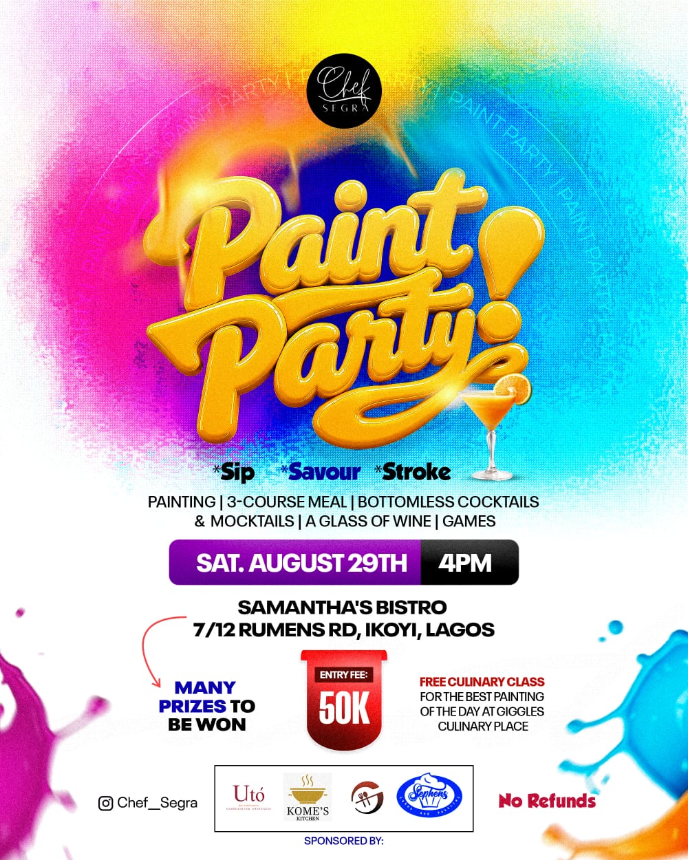 Chef Segra's Paint Party — image 1