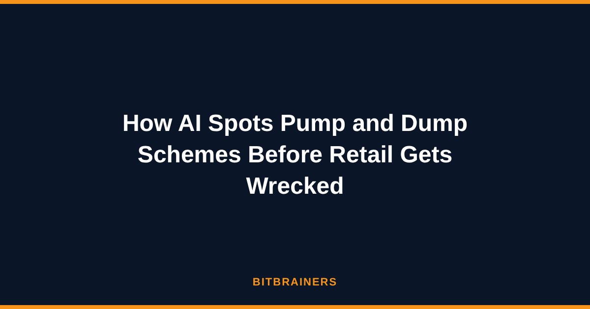 How AI Spots Pump and Dump Schemes Before Retail Gets Wrecked