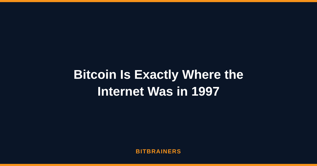 Bitcoin Internet 1997