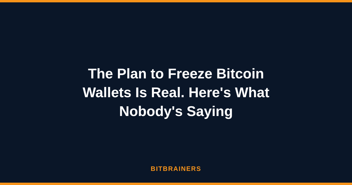 Bitcoin Quantum Threat & Coin Freeze Debate
