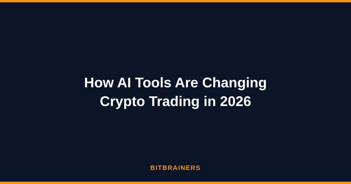 How AI Tools Are Changing Crypto Trading in 2026