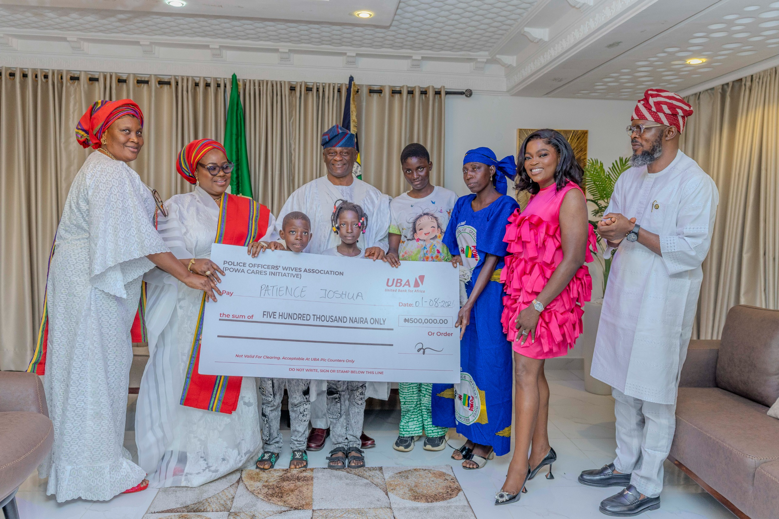 IGP, POWA Host Lagos Outreach Beneficiaries to Special Dinner, Present ₦500,000 Cash Gifts