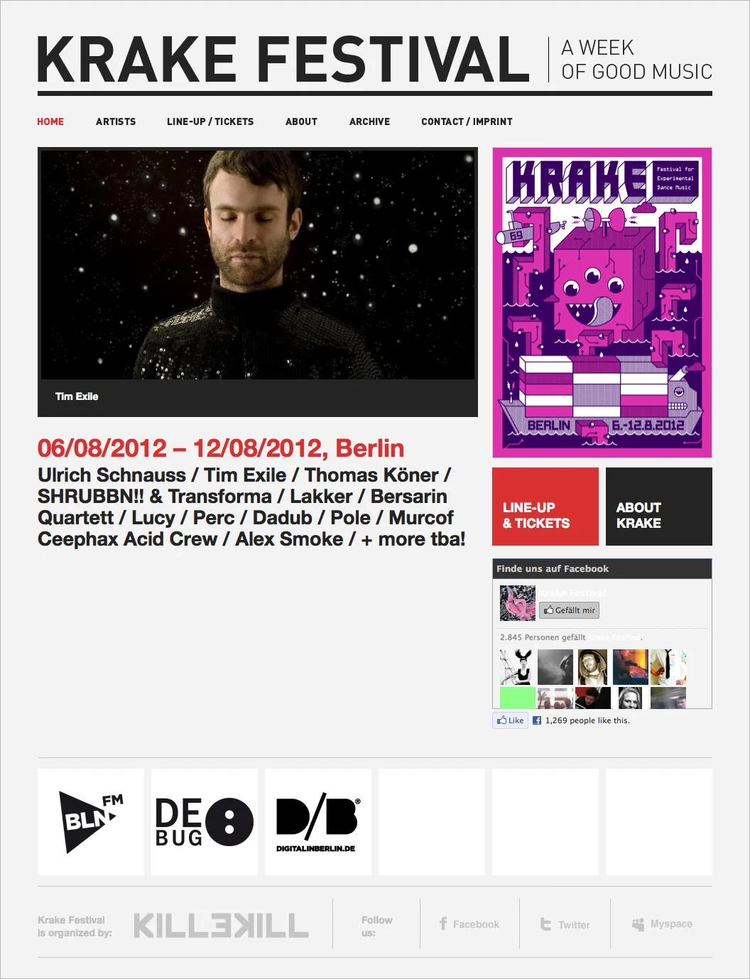 Krake Festival - Home