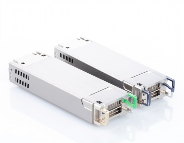 Illustrative concept of 200G optical module family; exact PN and host compatibility require RFQ