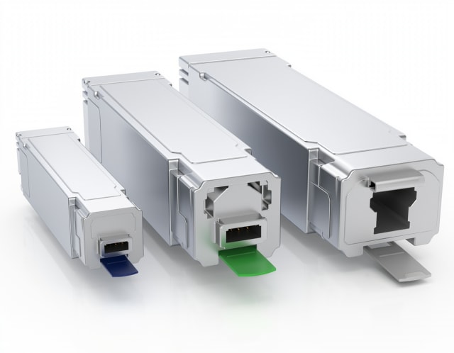 40G optical module family — illustrative concept rendering, not authenticated OEM sample