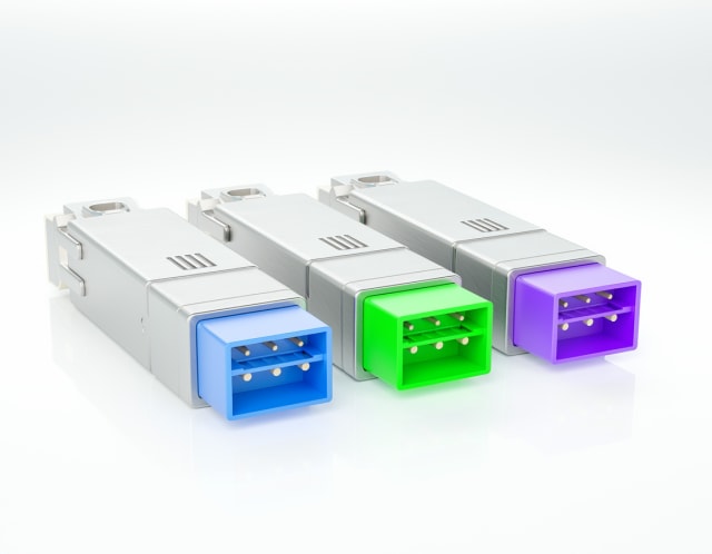 PON Access Optical Modules — illustrative product-family rendering; not exact OEM equipment