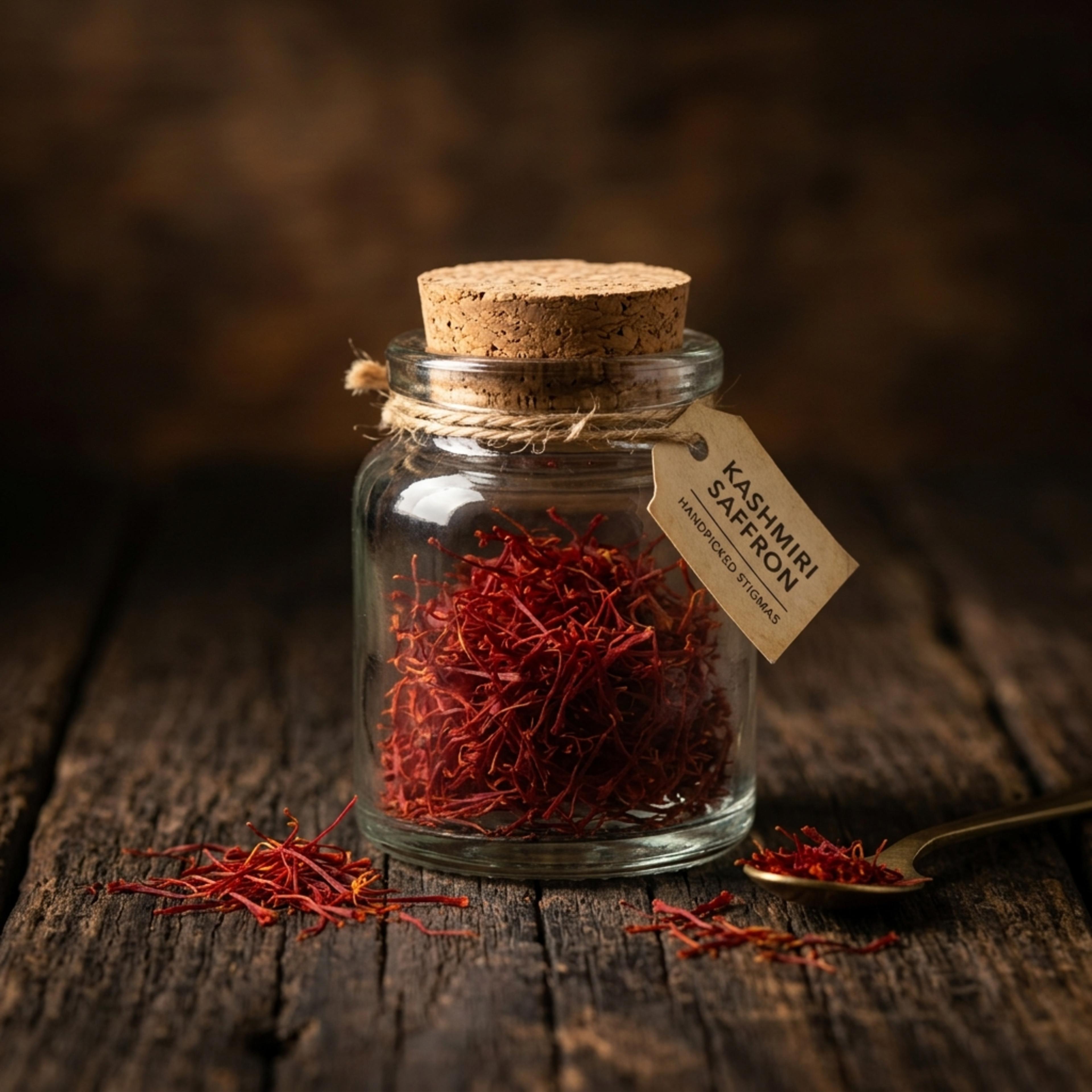 Kashmiri Saffron - premium dry fruits from Nutvana - Image 1