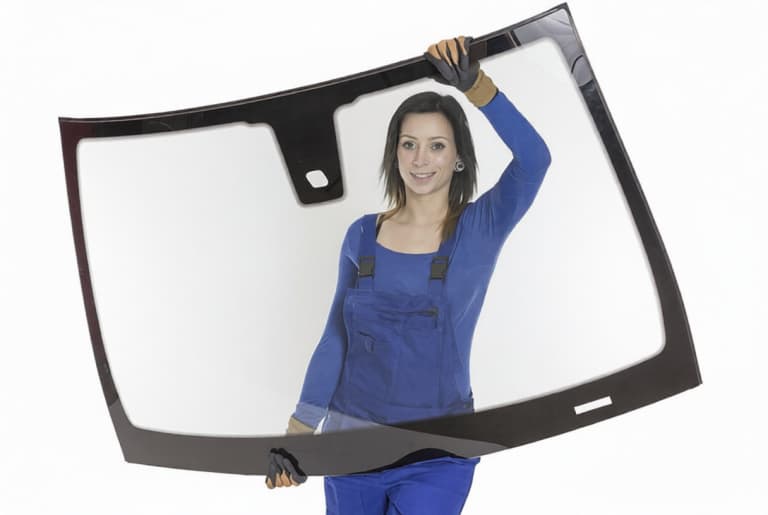Glasser with windscreen or windshield
