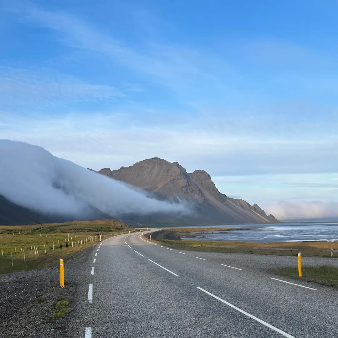 Lots of bikers do complete Ring Road loop of Iceland