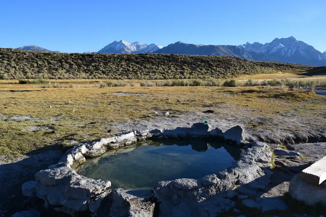 Mammoth Lake Hot Spring of Yellowstone