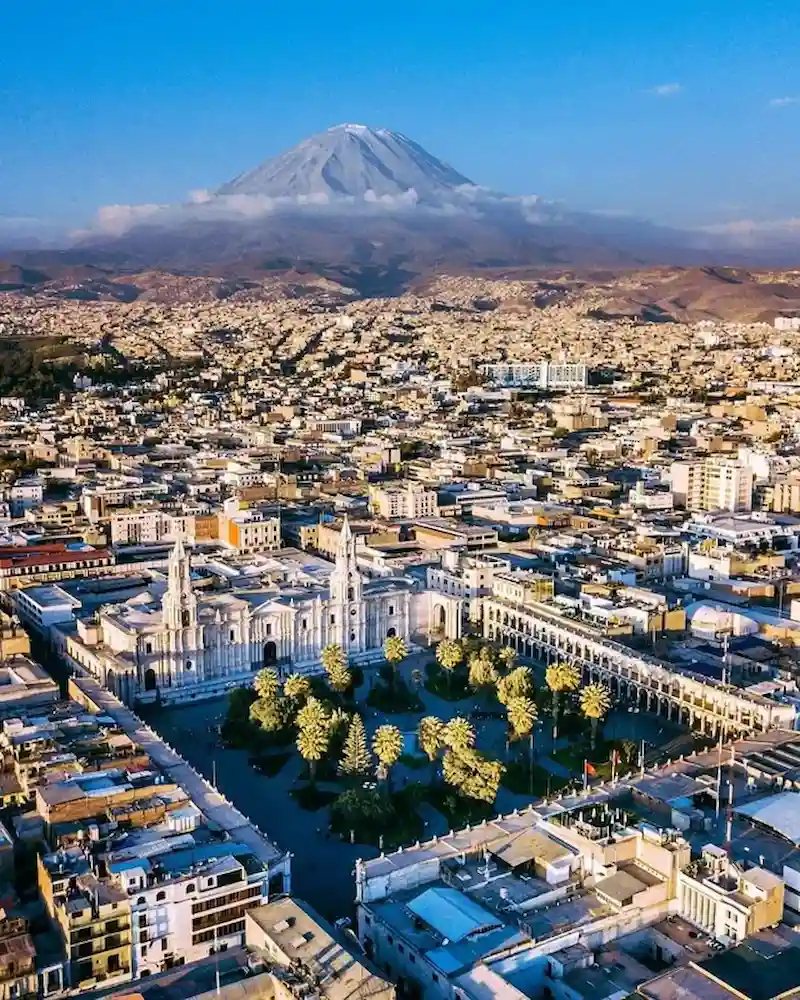Stunning view of Arequipa, Peru