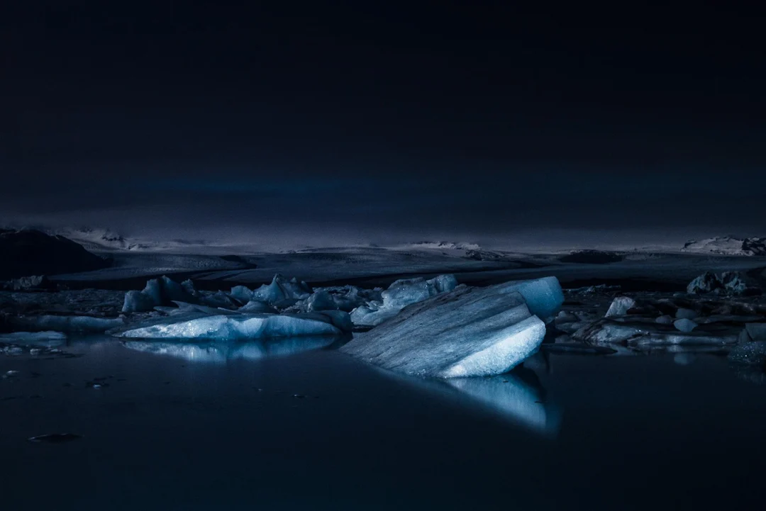 Jökulsárlón Glacier Lagoon with icebergs