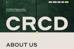 CRCD website screenshot