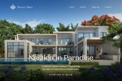 Palma Nido website screenshot