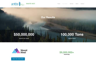 Antos Inc Website Screenshot