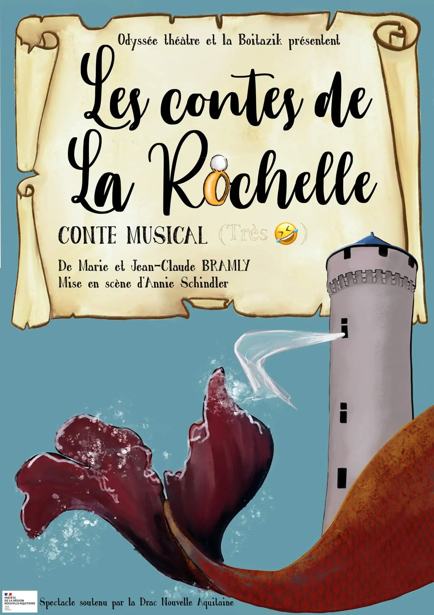 affiche du spectacle Les Contes de La Rochelle