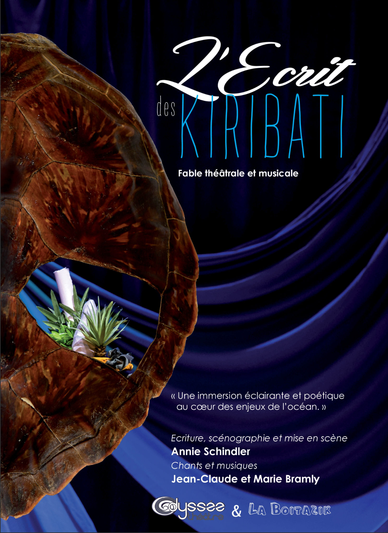 affiche du spectacle L'Ecrit des Kiribati