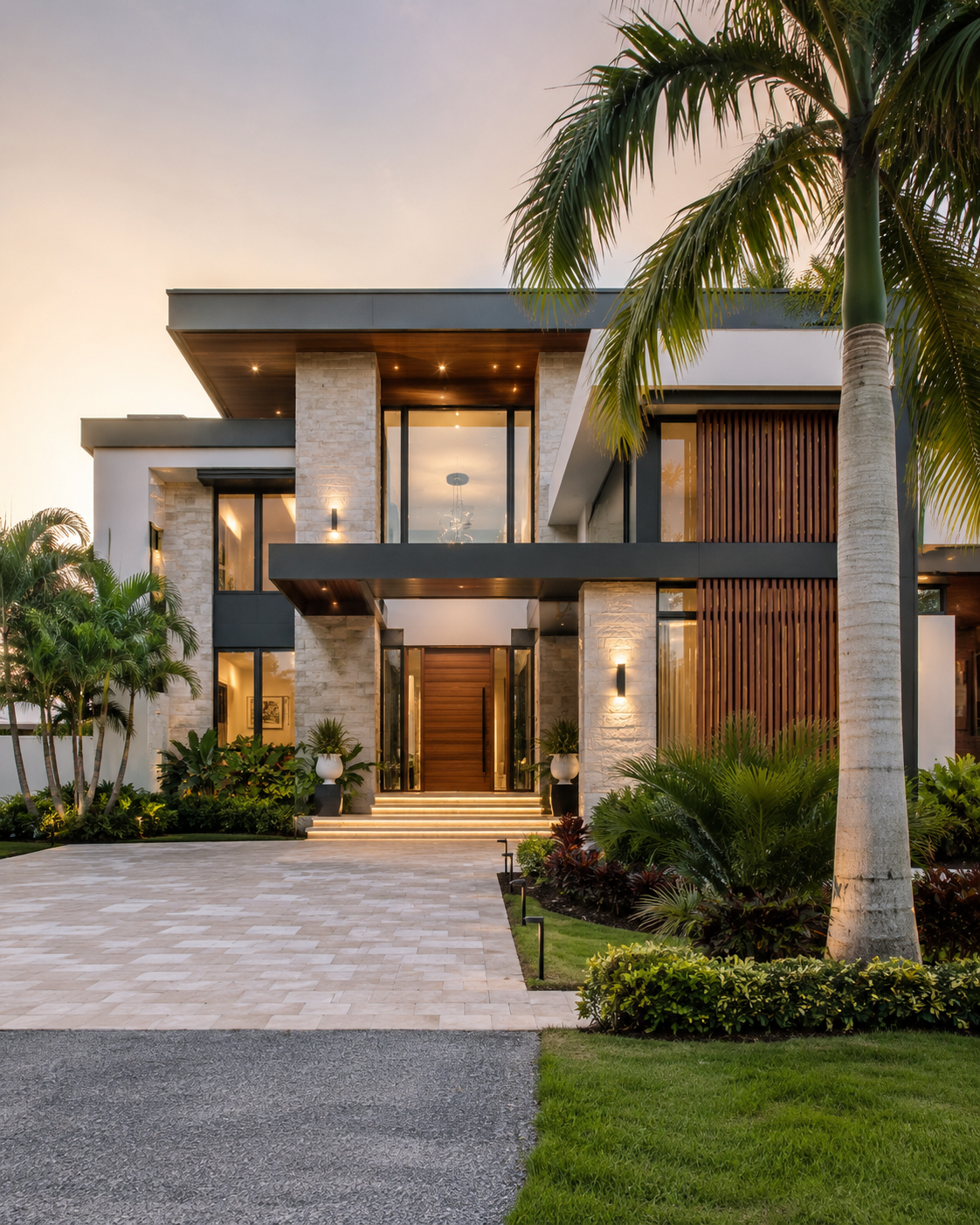 Residencia contemporánea representativa de oportunidades inmobiliarias